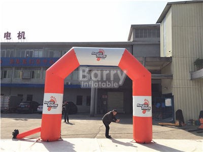 Professional PVC material inflatable arches with full digital print, inflatable start/finish line BY-AD-050